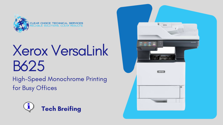 Xerox VersaLink B625 in New Milford – High-Speed Monochrome Printing for Growing Offices
