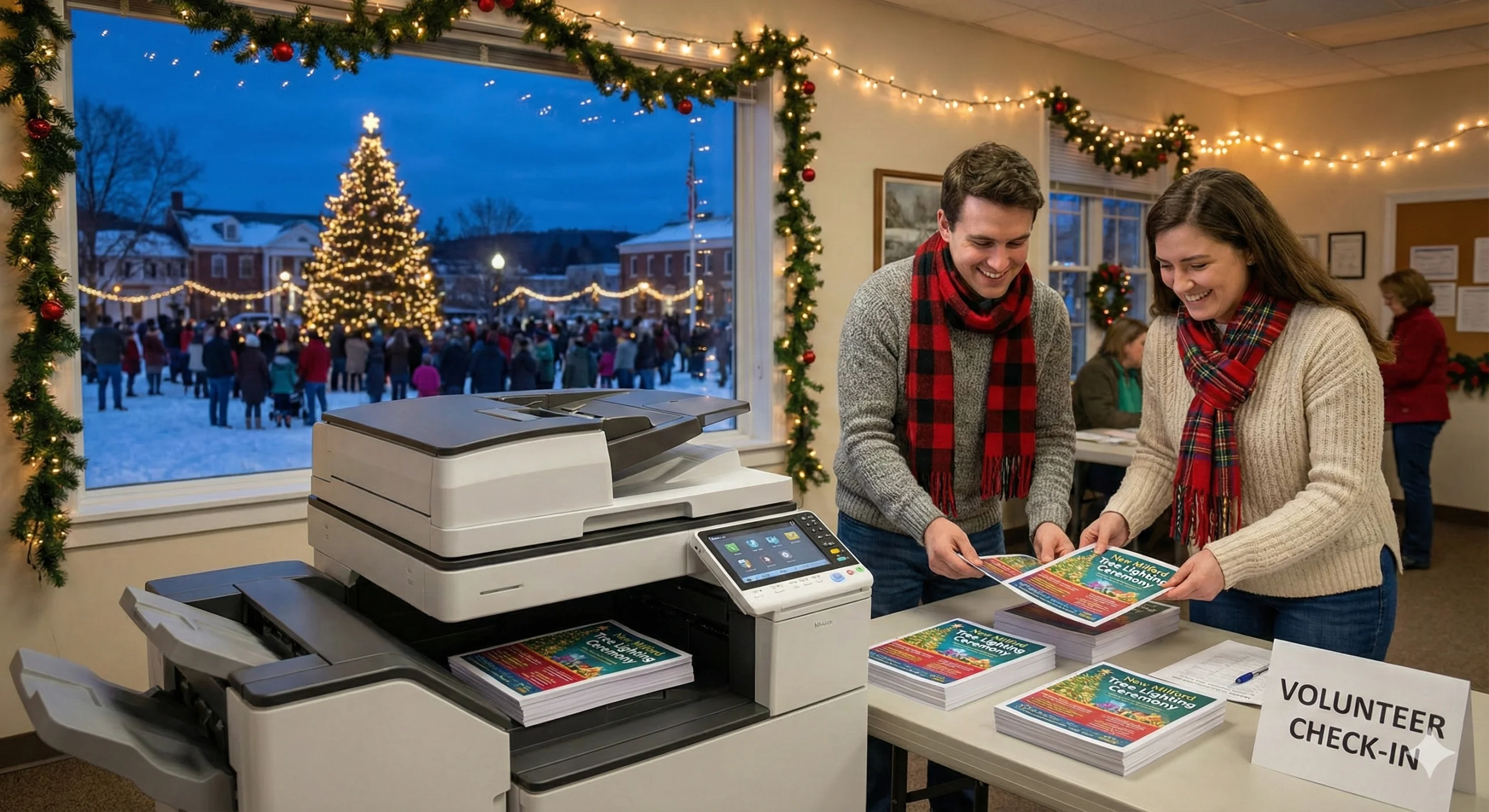 Why Copier Rentals Matter for Community Traditions Like the New Milford Tree Lighting Ceremony